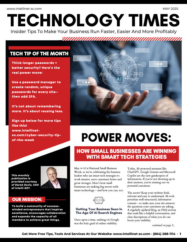 Intellinet May Newsletter