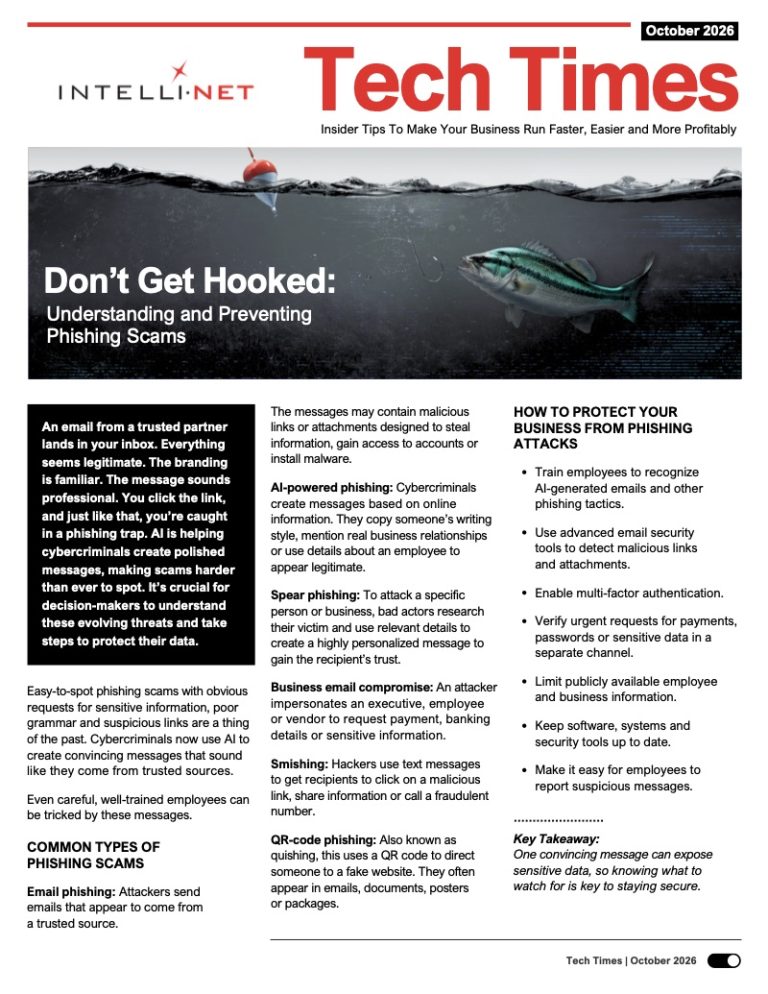 Cover of the October 2026 Tech Times newsletter