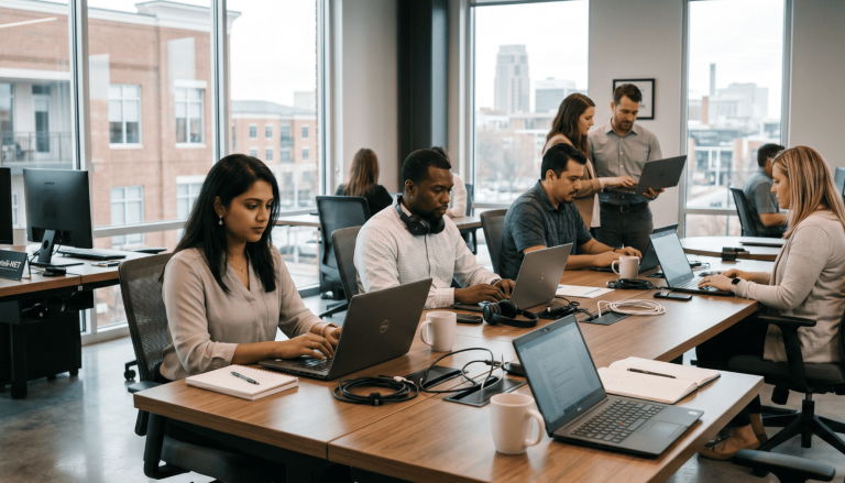 Reliable IT help desk support in Greenville SC by Intelli-NET, managing modern endpoint security and business technology setups